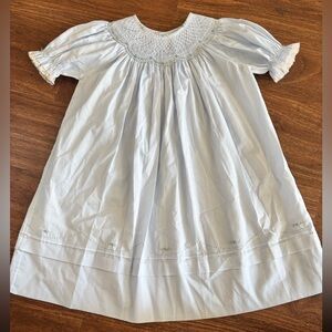 Feltman Bros blue smock dress sz 18m